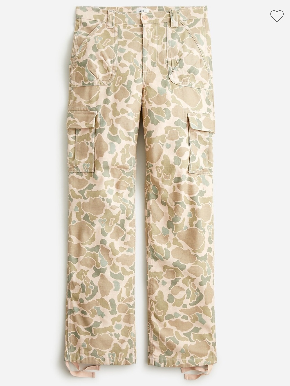 J.Crew Cinched-hem cargo pant in camo